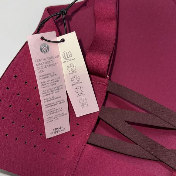 🔥Victoria's Secret Red Seamless Sports Bra Sz 38C New - Picture 5 of 5